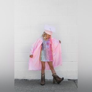 Sequin Rainbow Dress 7/8 NWT